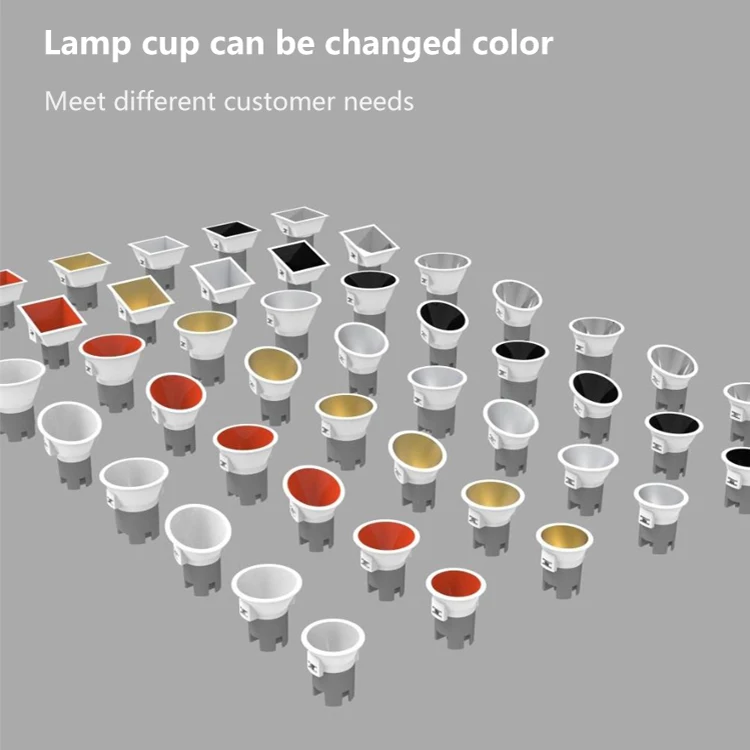 Allway New Hot Spot Die Casting Aluminum Embedded LED Light Spot Spotlight Housing