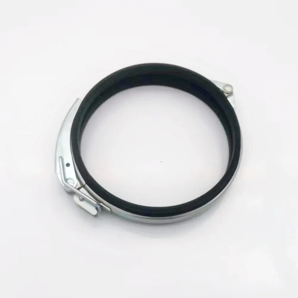 2022 Lever handle rapid lock clamp galvanized duct pull ring with TPE rubber gasket for dust collection (1600457235422)