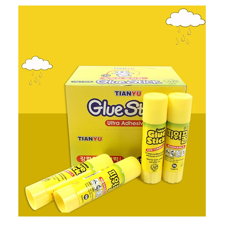 High Quality Pvp Process Solid Office Stationery Non-Toxic Large Capacity Hot Melt Handicraft Paper Glue Stick