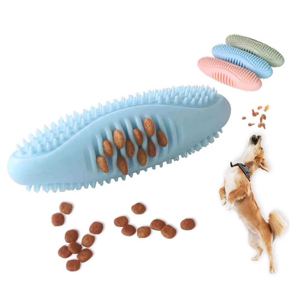Sea Cucumber Shaped Pet Dog Chewing TPR Bite-resistant Molar Toothbrush Dog Training Chewing Toy Dog Toothbrush