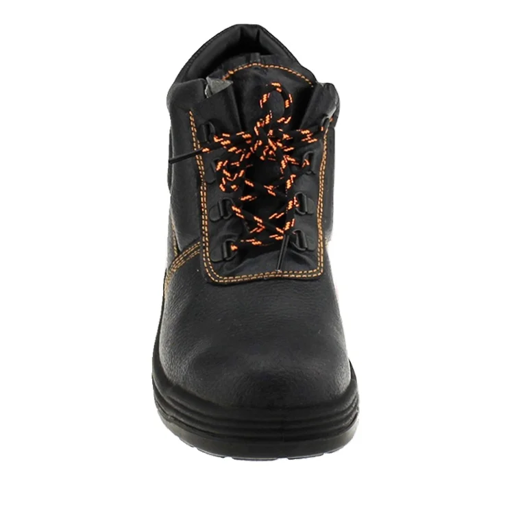 Outdoor Four Seasons middle-cut steel PU outsole work shoes steel toe caps