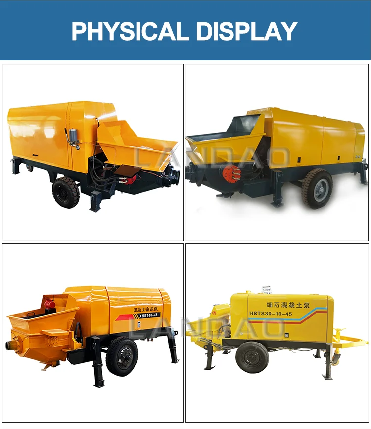 Small Portable Diesel Engine Bangladesh Price Concrete Pump