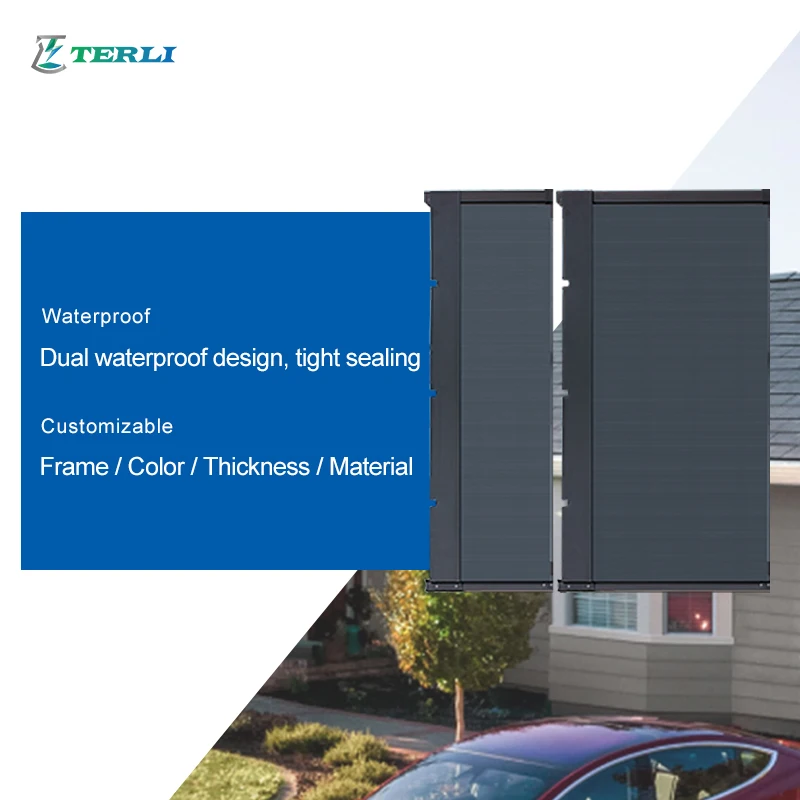 Thin Film Solar Photovoltaic Glass BIPV Solar Roof Integrated Solar Glass Panel