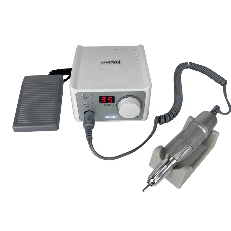 High Quality High Power Electric Manicure Nail Polishing Machine CLA 101 35000rpm Micromotor Nail Drill