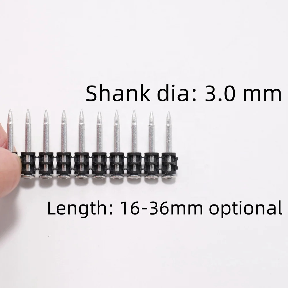 Factory Direct Sales pin for hilti bx3 concrete nails 1000 clavos for nail gun concrete galvanized nail