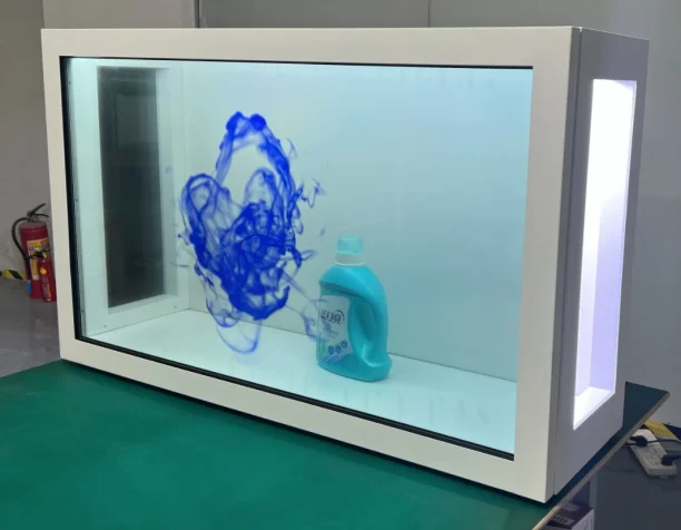 transparent displays Holo digital human 55inch 3d hologram showcase