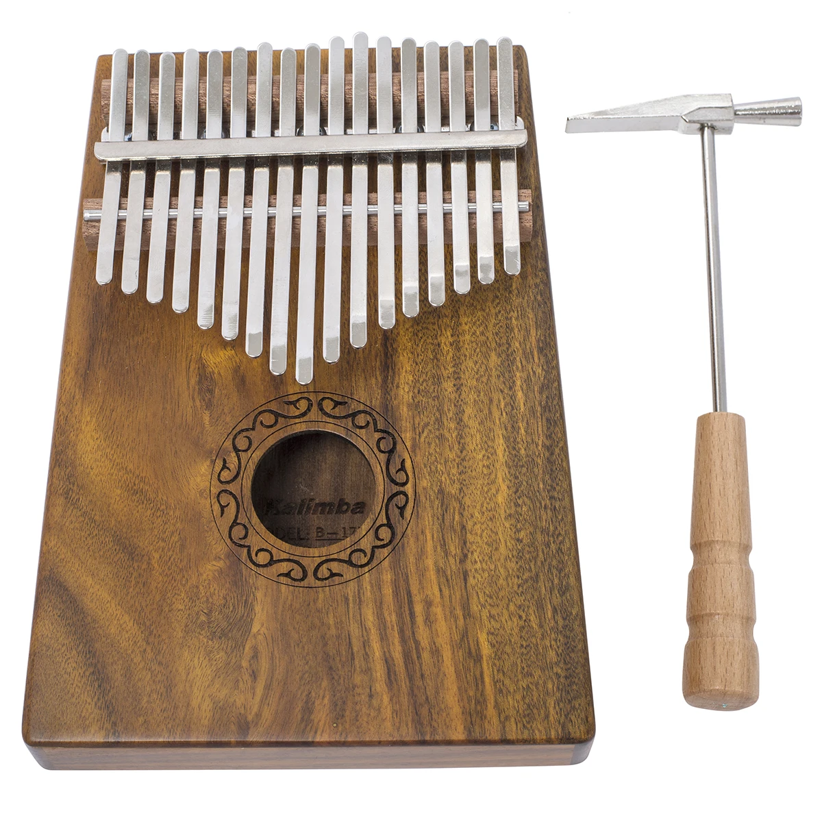 Wholesale High quality durable using various wooden 17 key mini kalimba thumb piano