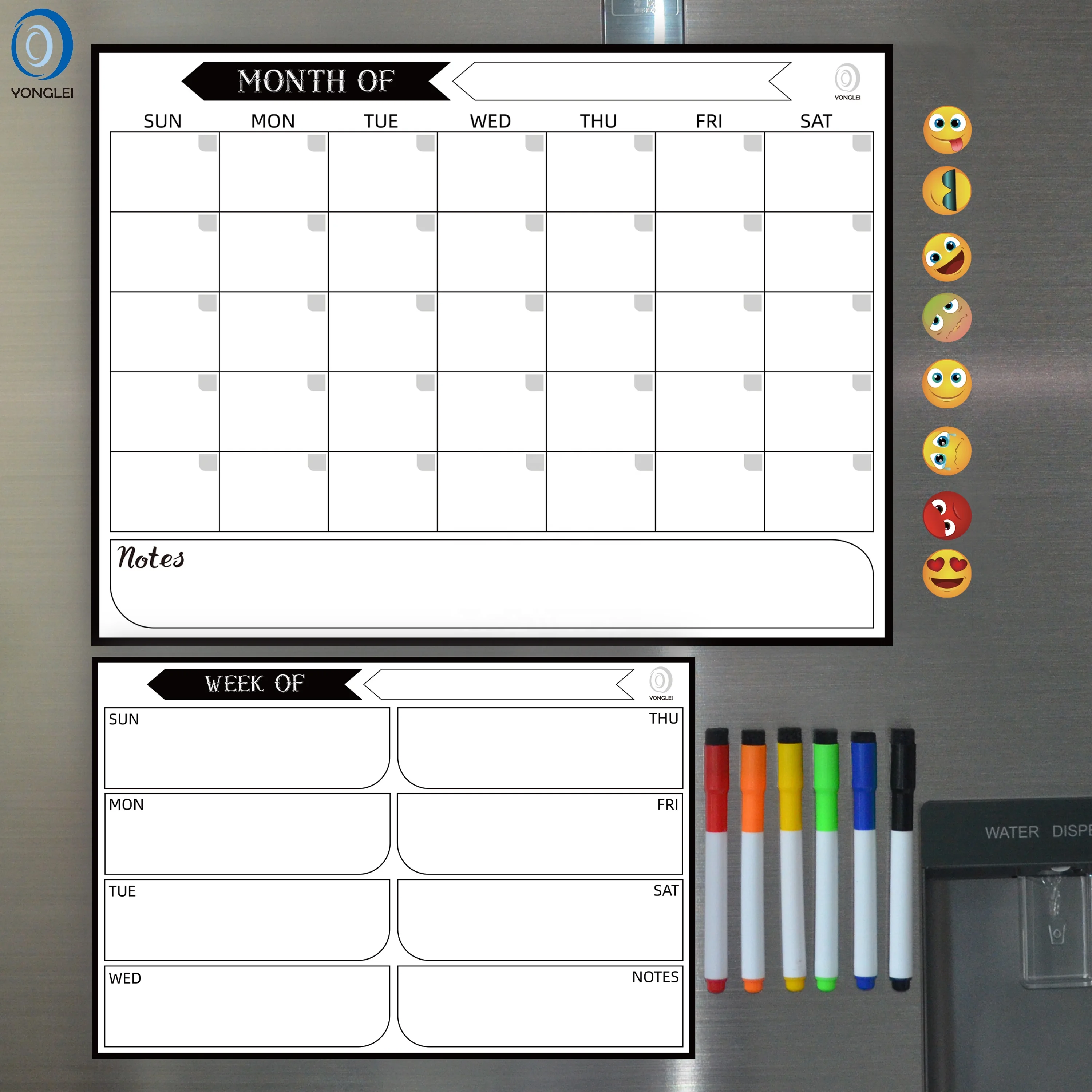 10,3 P-6 сухой стираемый рекламный календарь магнит календарь магнитный Печатный магнит на заказ на холодильник