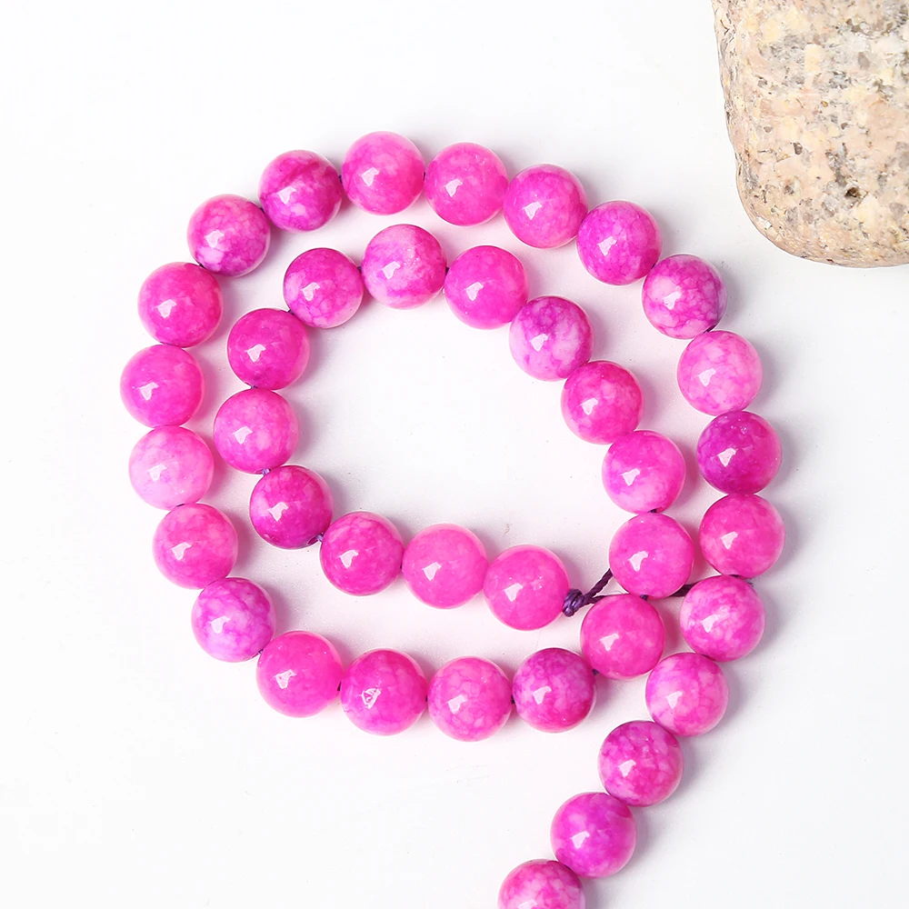 Natural GemStone Purple striped Agate Onyx Round Loose beads heaven eye agate beads