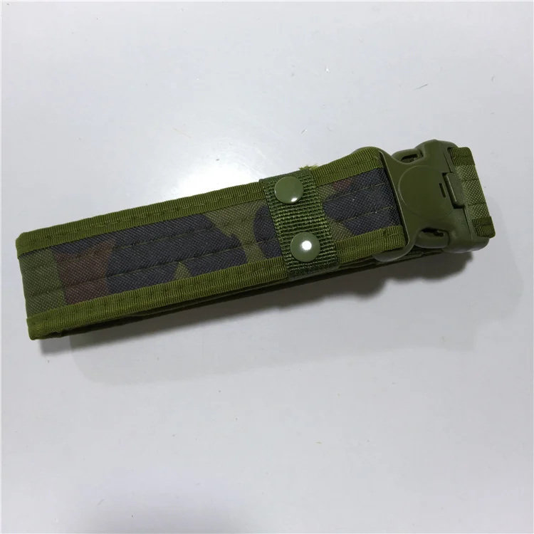 
Made in China High Quality 130cm 600D Oxford Cloth Nylon Camouflage Plastic Buckle Military Belt Tactical Police Duty Belt 