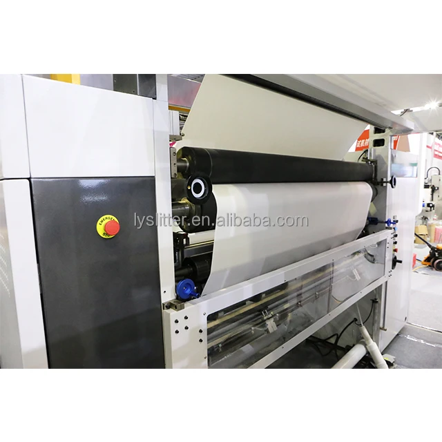 Paper Label Stock High Speed Shaftless Unwinding Slitting Rewinding Machine