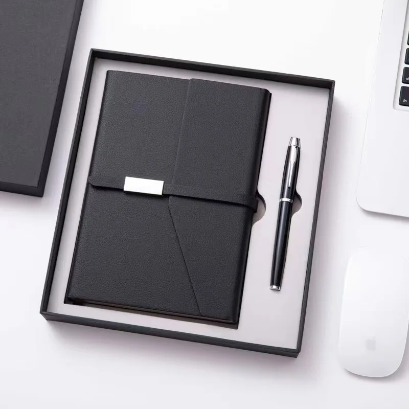 Luxury Office Gift Set Business Notebook Set Travel Notepad Corporate Gift Handbook Bookmark Custom LOGO