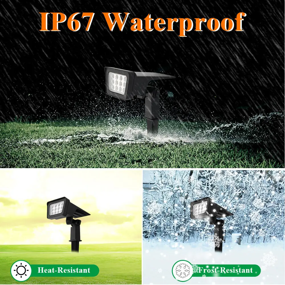 High quality solar lawn lamp waterproof ip65 outdoor led solar garden light color changing solar light garden