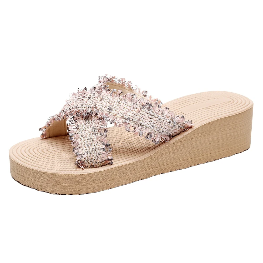 2024 летние пляжные повседневные шлепанцы