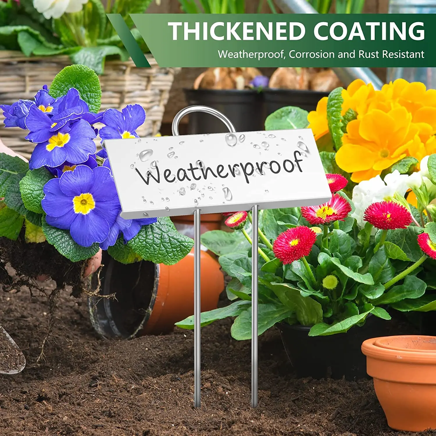 Garden Ornaments Private Garden Label Other Metal Stick Garden Supplies Metal Plant Crafts Label Tags