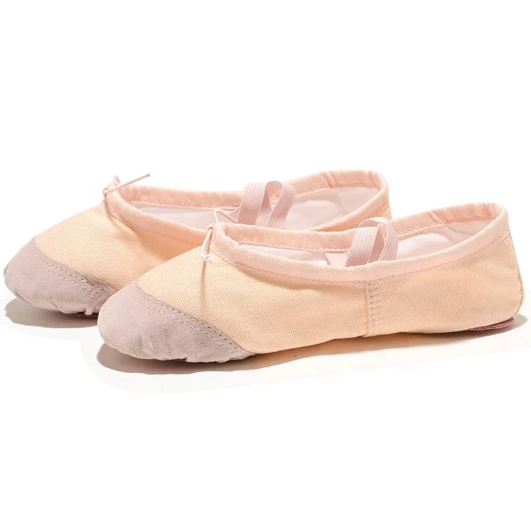 Factory Wholesale Girls Canvas Soft Bottom Cat Claw Design Ballet Shoes Dance Shoes Ballet Slipper Rhythmic Gymnastics Shoe