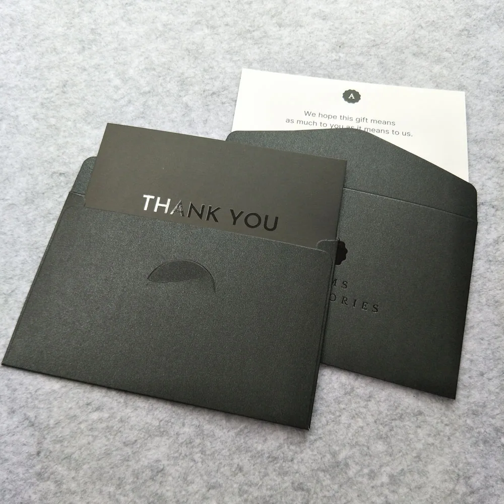 Hot sell cheap ready to ship design envelope black /craft /offset paper envelope 120gsm