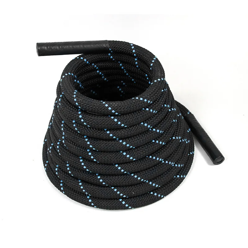 Gym Training Professional Fitness Exercise Battle Custom Logo Boxing Skipping Heavy Speed Weighted Jump Battle Rope with Handle