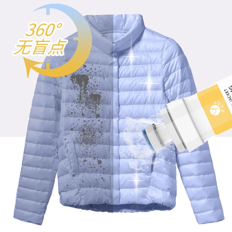 100ml Down jacket dry cleaning agent with brush head clothing degreasing  decontamination free washing down