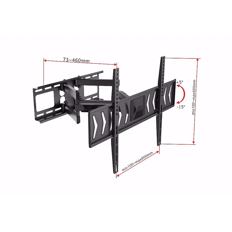 Зима 2022, Лидер продаж, стальной кронштейн для телевизора с полным движением для повседневной жизни, кронштейн для телевизора