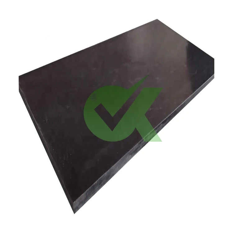 Customized boron block black 5% borated polyethylene sheet neutron radiation shielding
