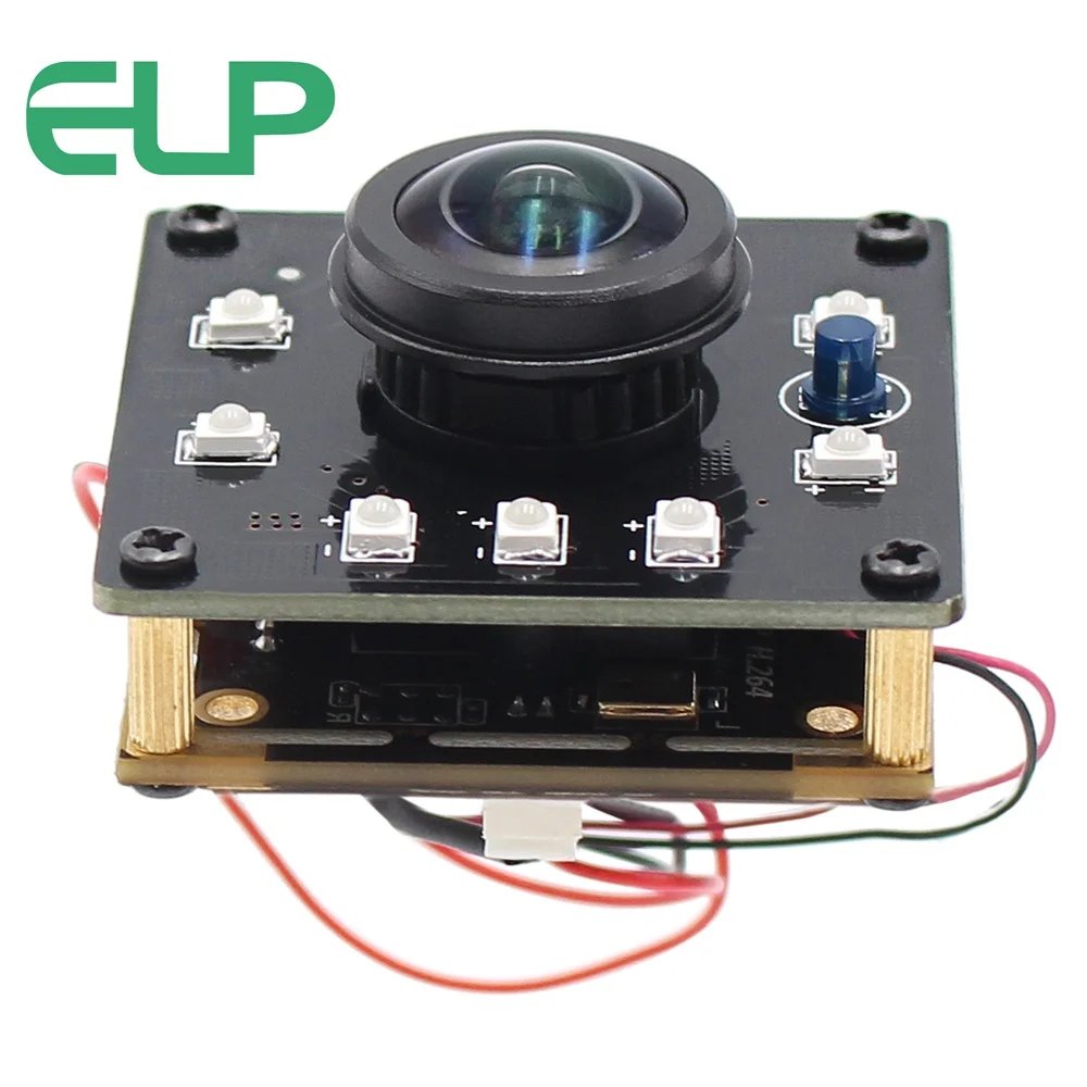 ELP Panaromic Camera High 120fps Webcam UVC CMOS OV2710 Infrared Mini Video Camera Wide Angle For Raspberry Pi