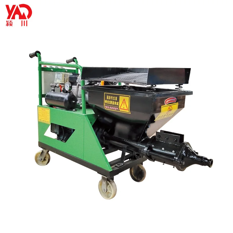 
Gypsum pneumatic used ceiling mechanical concrete automatic mortar pump and plastering machine 