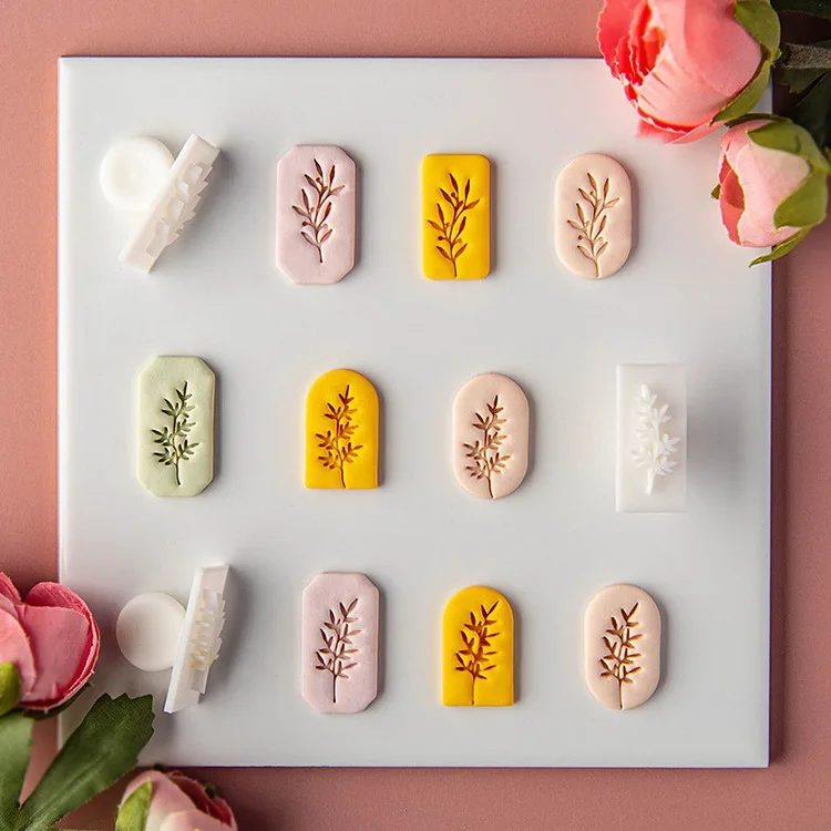 New Fresh Leaf Shapes Modeling Cutting Tools Polymer Clay DIY Molds