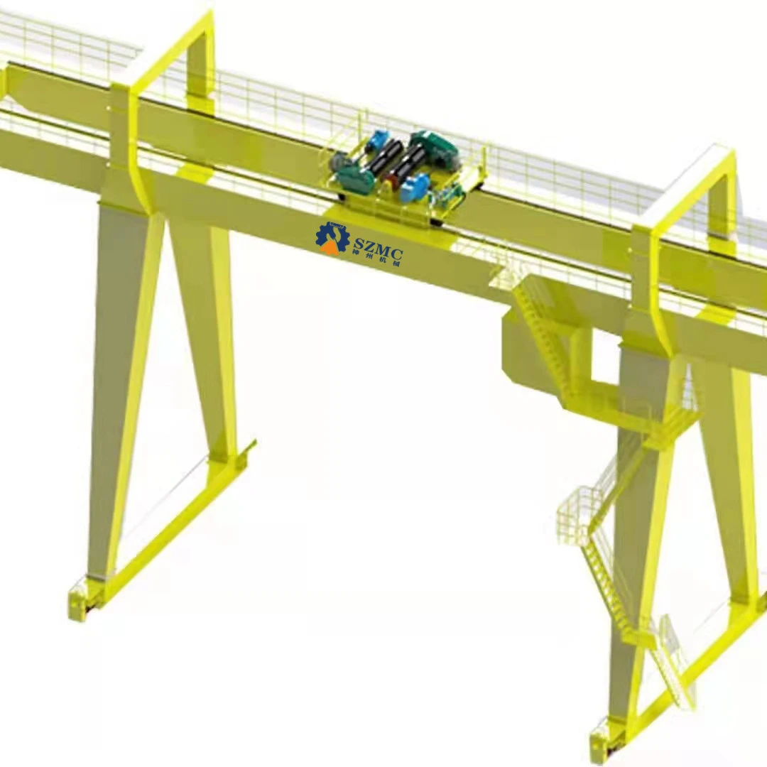 Double Girder Gantry Cranes Granite And Marble Stone Lifting Use Double Girder Gantry Cranes For Sale