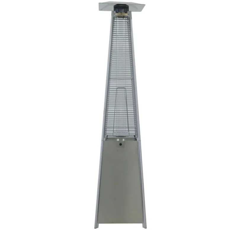 Customizable Multi Purpose Pyramid Tower Standing Outdoor Garden Patio Flame Gas Heater