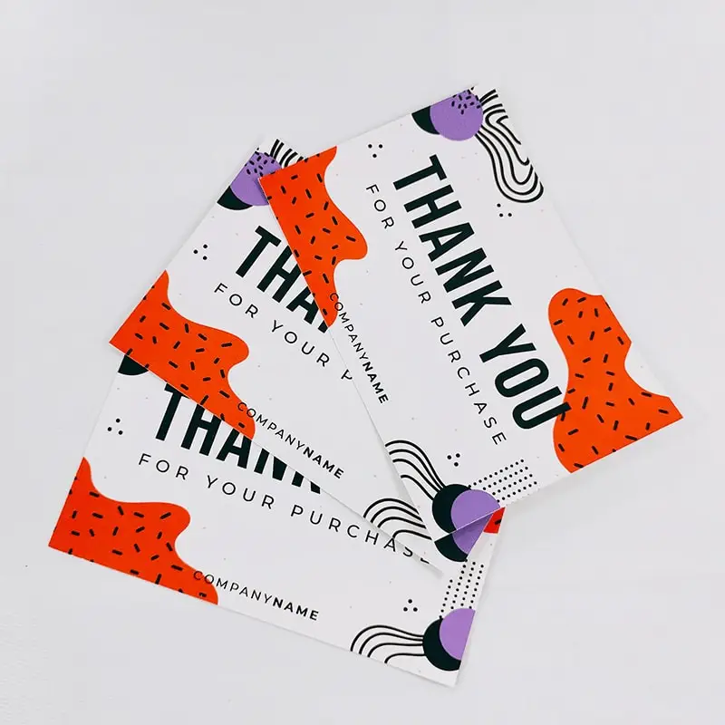 Shanli Hank you card custom Thank для бизнес-моделей handmade thank