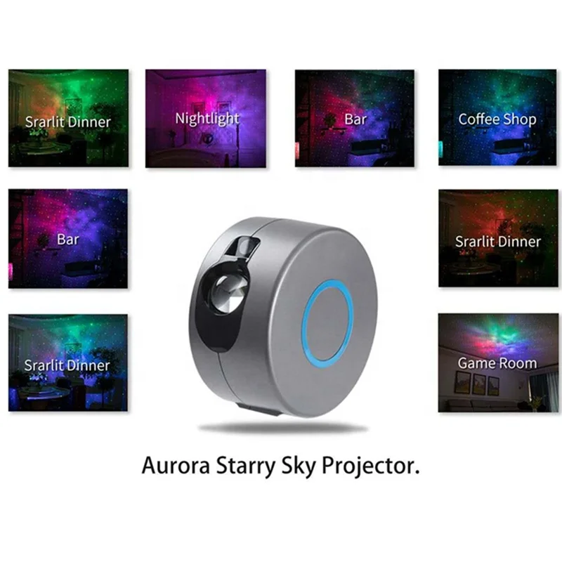 Лазерный Звездный сумеречный проектор w/LED Nebula Cloud для игровых комнат домашнего кинотеатра Ночной свет атмосфера