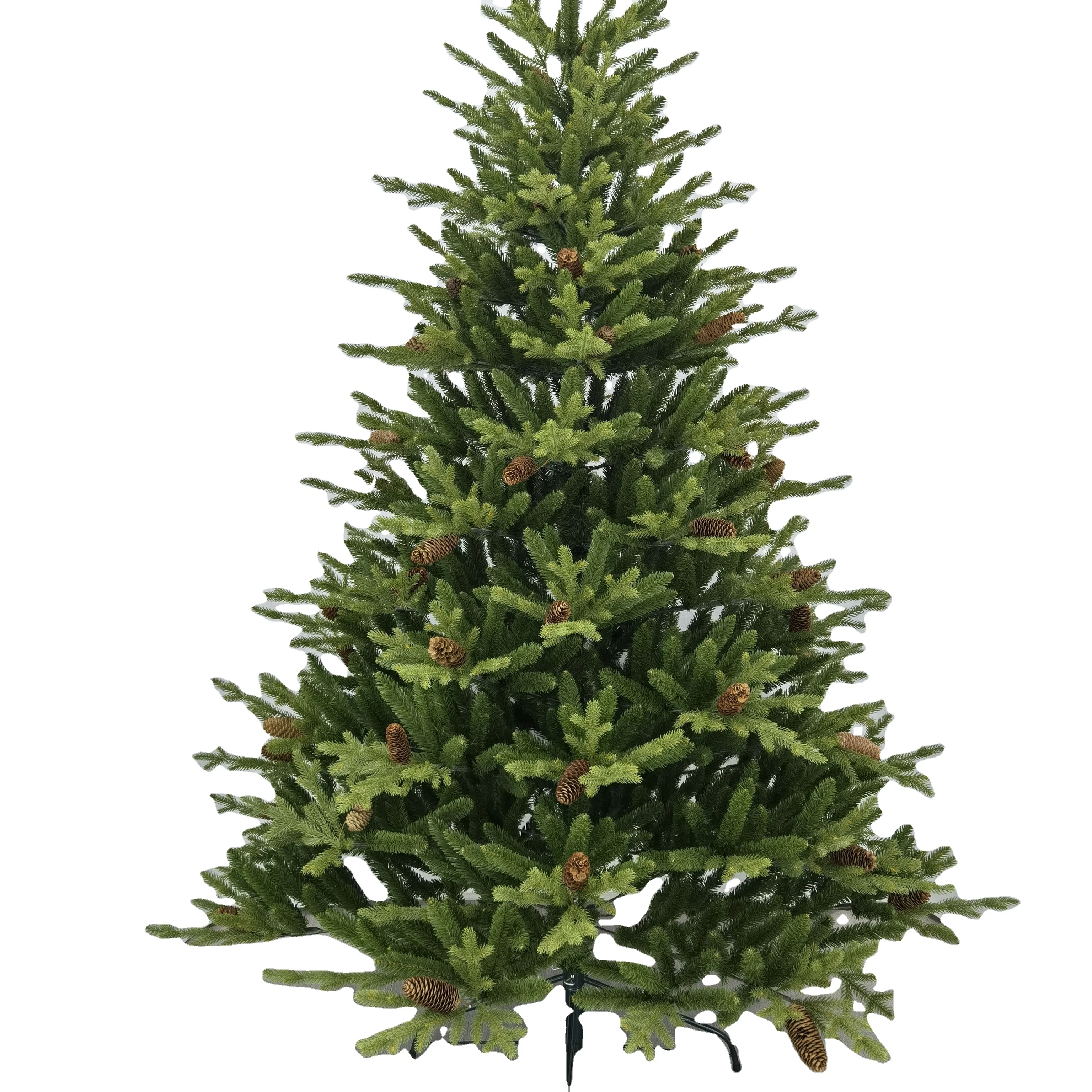 Indoor Outdoor 110cm 150cm 210cm Artificial Flocked White Snowing Christmas Tree green Christmas tree