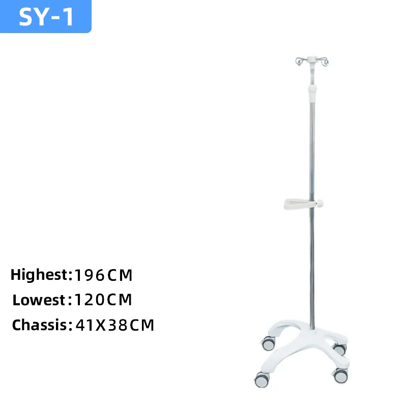 High Quality Hospital Infusion Pole Stand Portable Stainless Steel Iv Pole Drip Stand