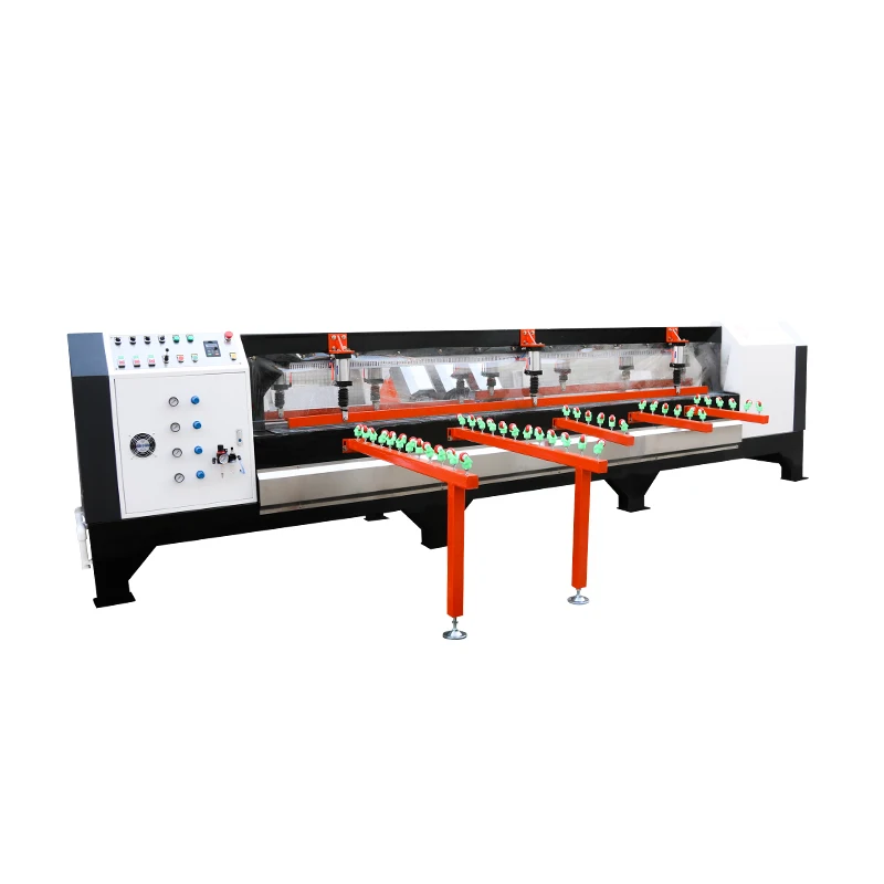 Hoyun stone chamfering machine large format tile slab joint45 mitre chamfer machine cutting and grinding stone machine
