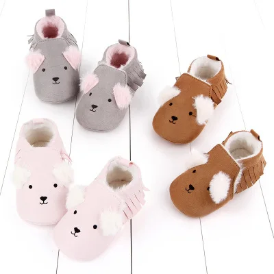  New Arrival Baby Shoes Winter Warm Toddler Cartoon