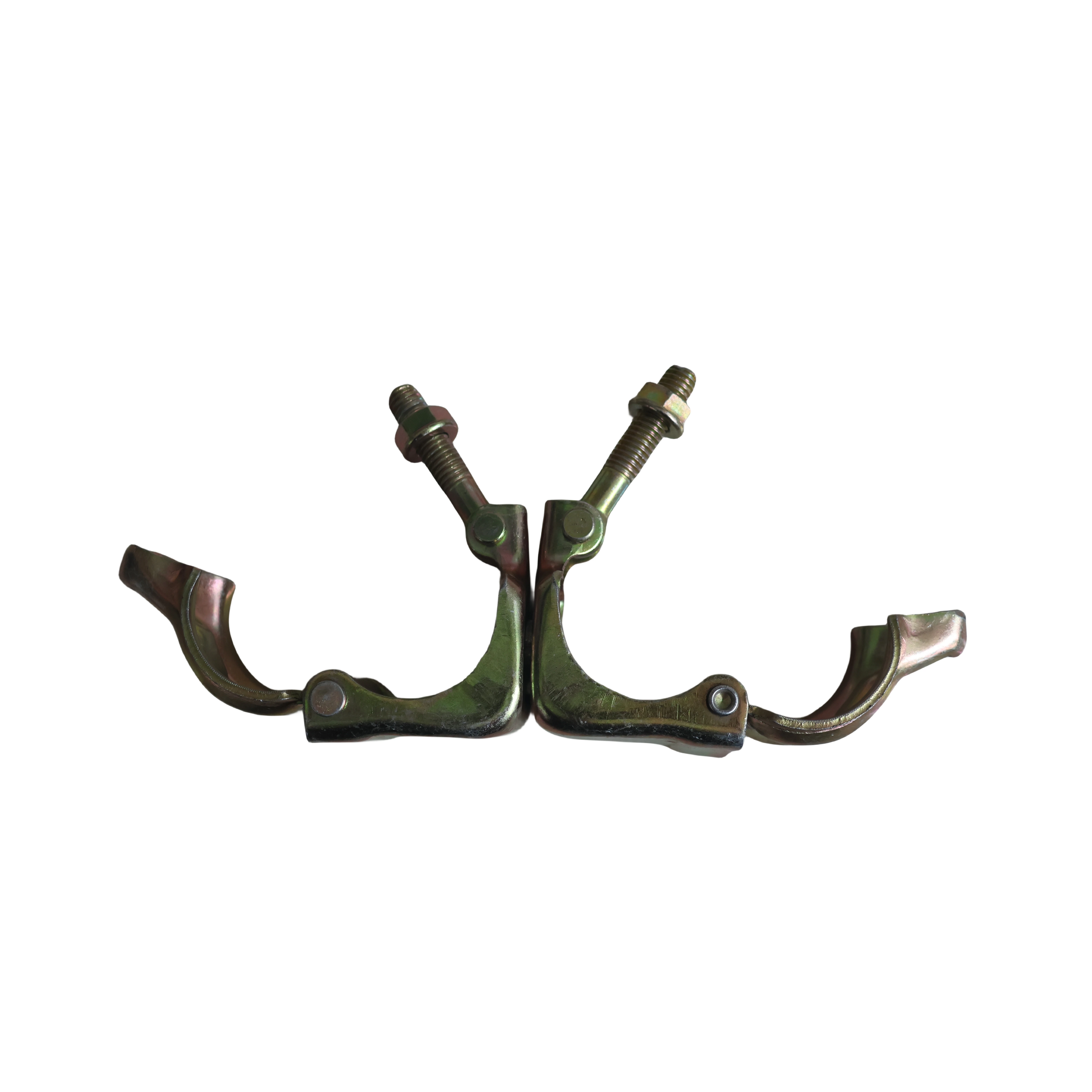Durable Scaffolding Accessories Double Coupler Swivel Fixed Clamp Pressed Steel Pipe Clip For Construction