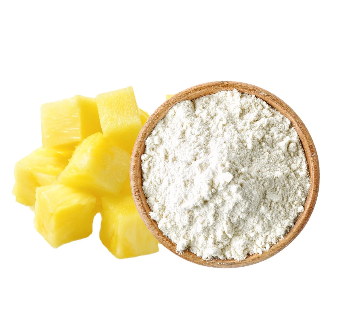 Pineapple extract dietary powder high GDU food grade vegan non GMO dry fruits Bromelain purity 1800 GDU