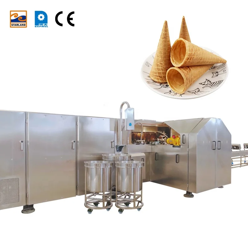 Specialist Manufacturers automatic Rolled Cone Making Machine / Ice Cream Cone Wafer Stick Making Machine