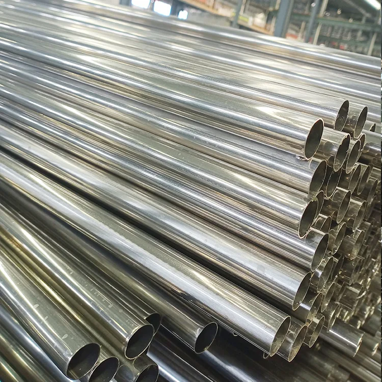 304 Stainless Steel Round Pipe Works Stainless Steel Stair Handrail Decorative Pipe Bright Corrosion Resistant