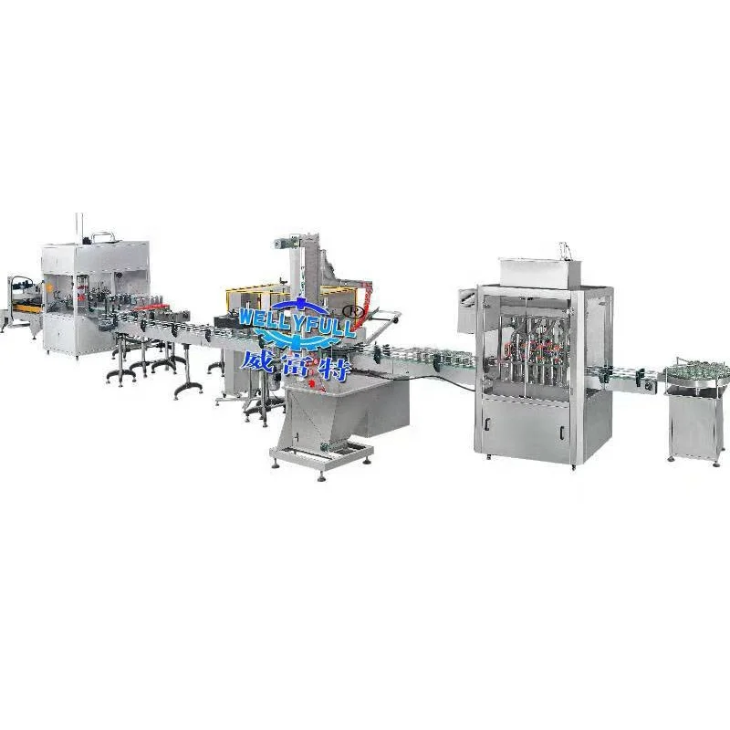 Custom Fully Automatic Bottle Filling Machine Beer Liquid Filling Machine Jam Filling Machine Line