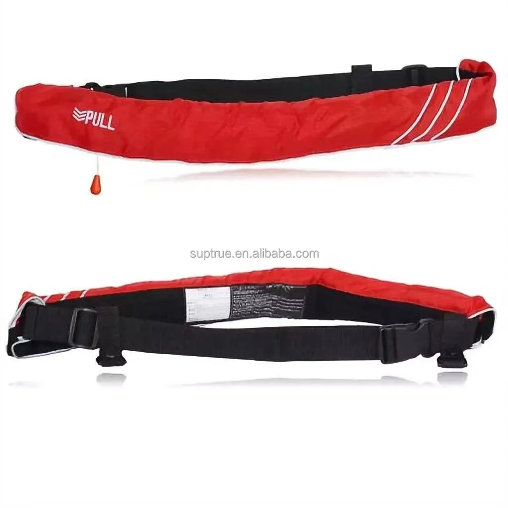 Automatic Inflatable Belt Life Jacket Life Buoy with co2 gas cylinder cartridge