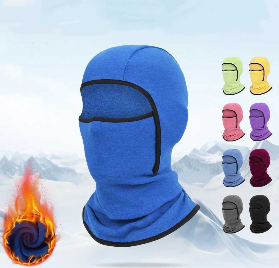 New Designer Cycling Balavlava Winter Warm Fleece Ski Mask For Sports Face Mask Running Cold Weather