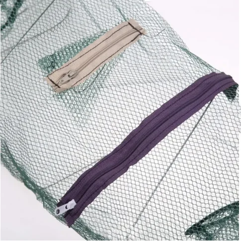 Collapsible foldable crab trap fishing net pe fishing accessories aquaculture trap for crayfish trap