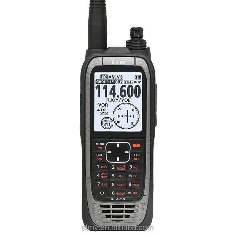ICOM IC A25N VHF AIR BAND TRANSCEIVERS walkie talkie radio