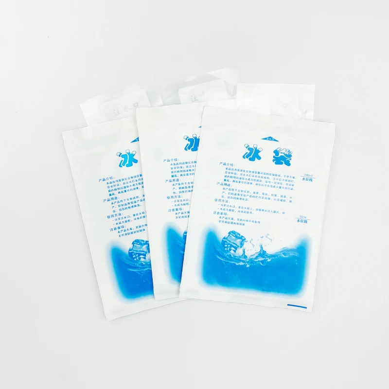 OEM / ODM commercial food grade acrylic custom logo ice gel ice pack for food shipping