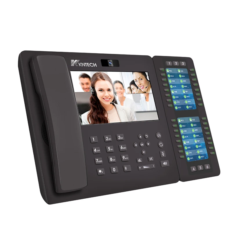  Voip телефонная система SIP домофон IP телефон 7 2 дюйма цветной экран и два 3 5 DSS