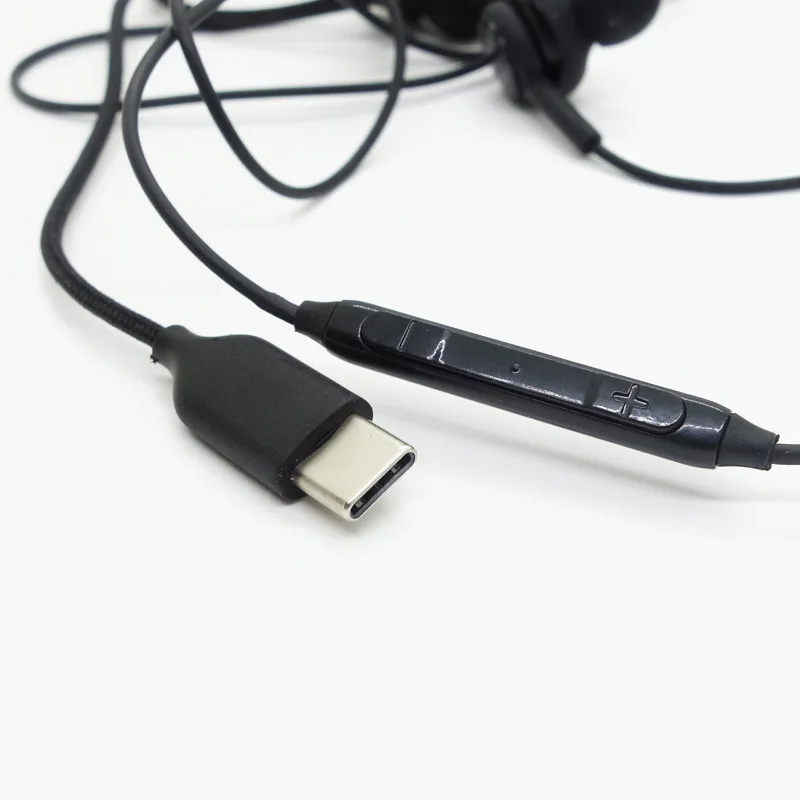  Earphone For Note10 Noise Cancelling USB-C Headphone Headset Bass Type C