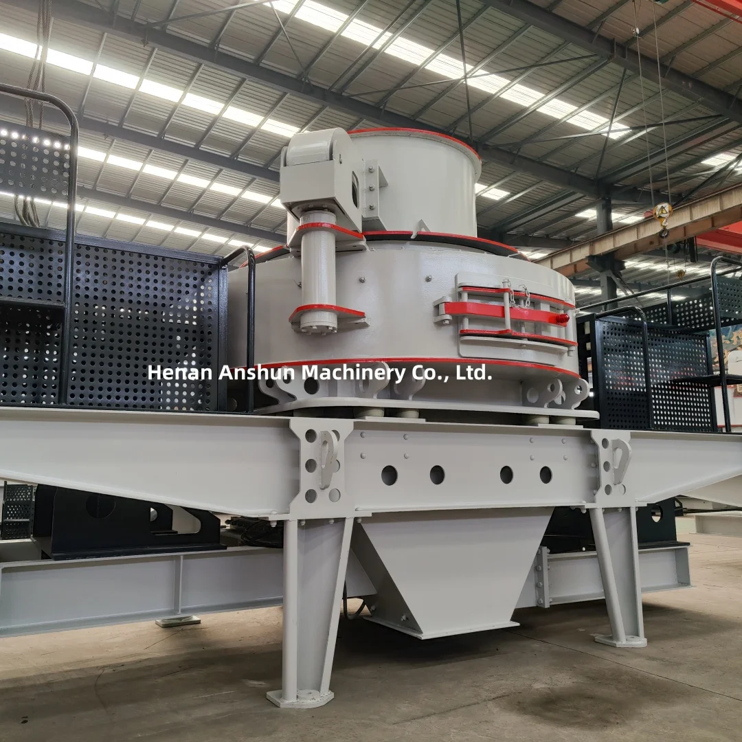 mining aggregate stone rock pebble vertical shaft impact crusher artificial sand maker for sale