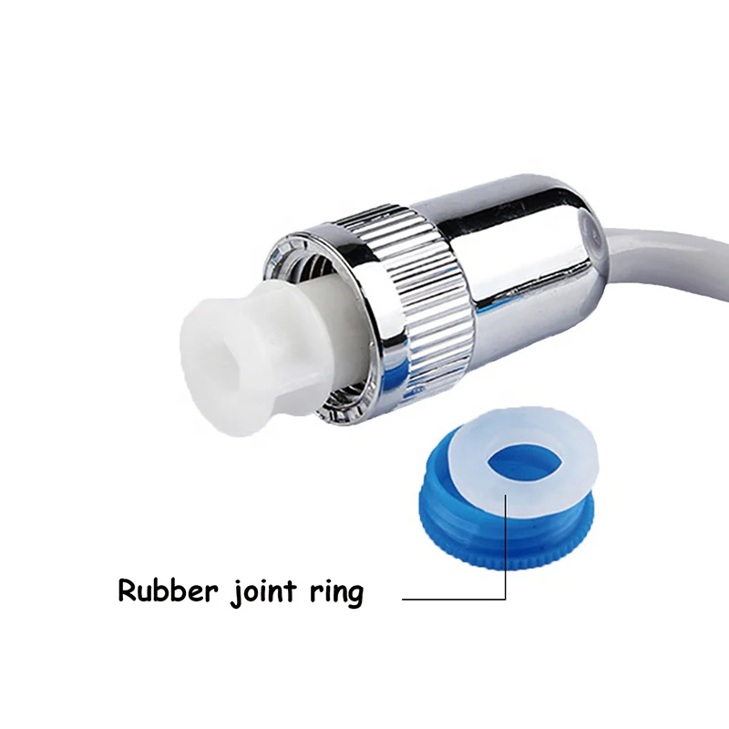 White toilet bidet sprayer shattaf telephone line scalable pipe  flexible PE  hose